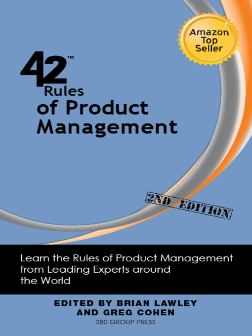 Title details for 42 Rules of Product Management by Brian Lawley - Wait list